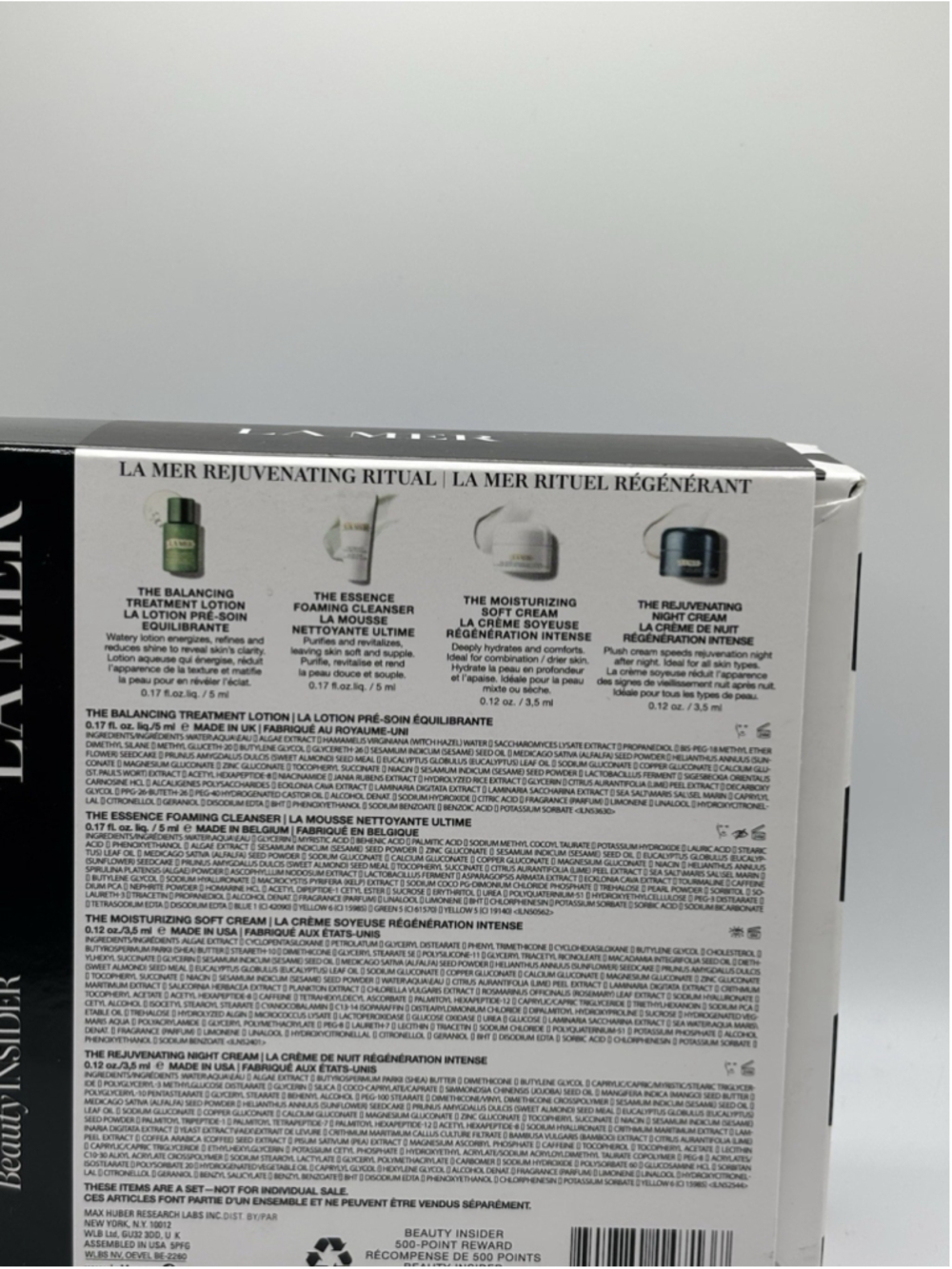 La Mer Rejuvenating Ritual 4 Piece Mini Skincare Set Sephora Beauty Insider NIB - Picture 4 of 5